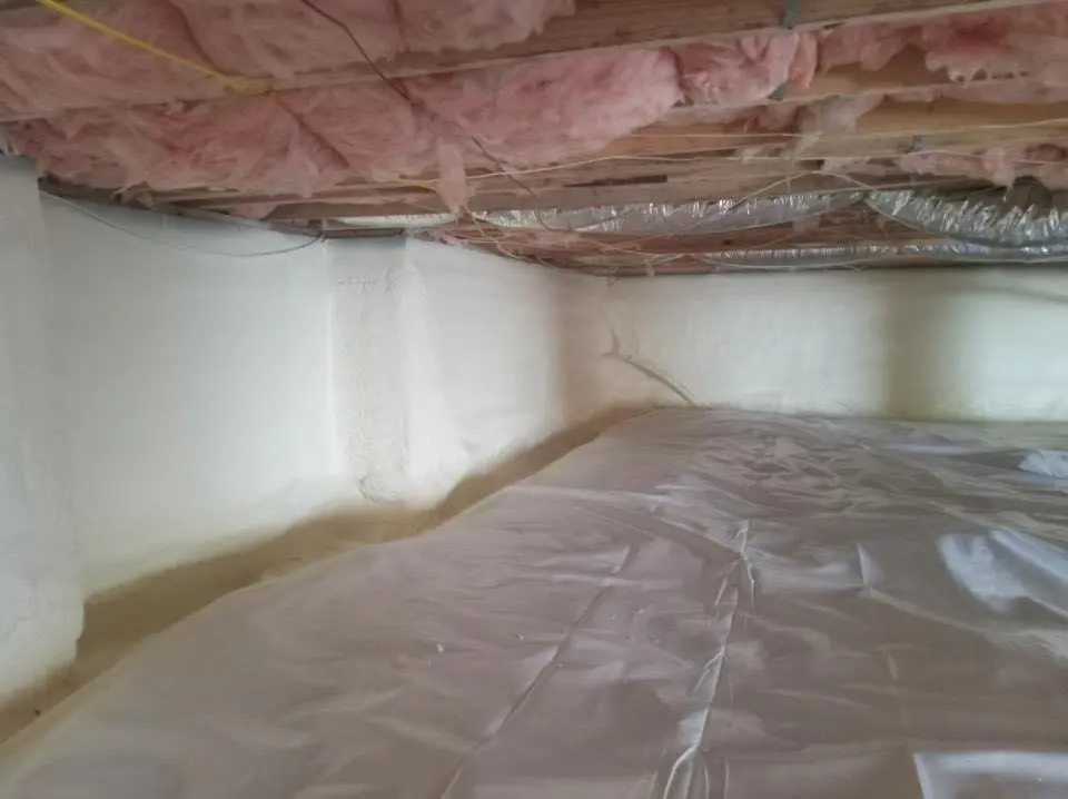 Crawl space encapsulation with closed-cell spray foam for Metal Roof Coating in Canonsburg